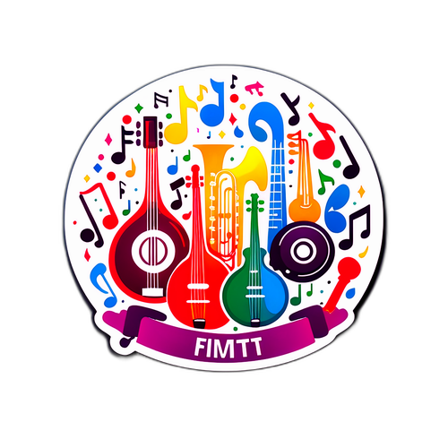 FM City Fest: Hudební Pestrobarevné Nálepky
