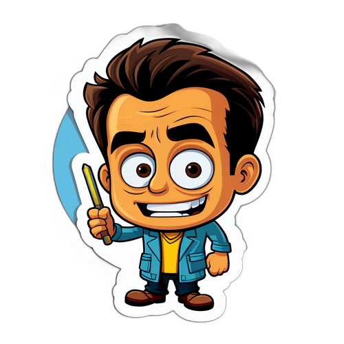 Zabawna naklejka z filmu 'Kroll'