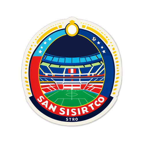 Stylizowany Sylwetka Stadionu San Siro