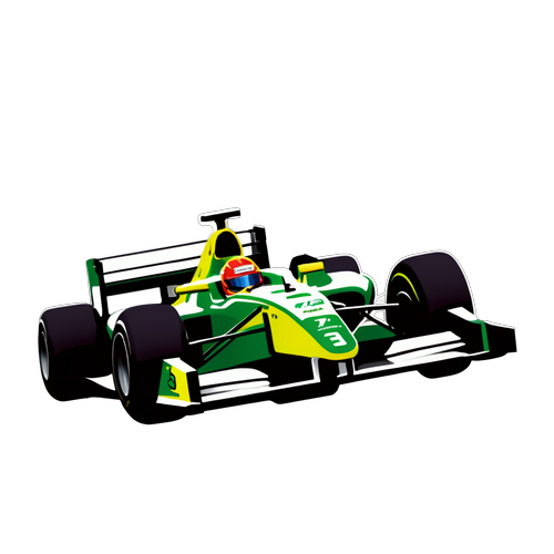 Vitesse et Passion : Le Sticker F1 Qui Fait Craquer Tous les Fans de Courses!