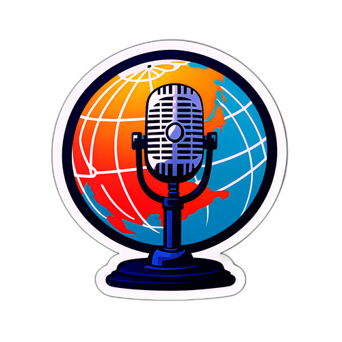 מיקרופון והגלובוס