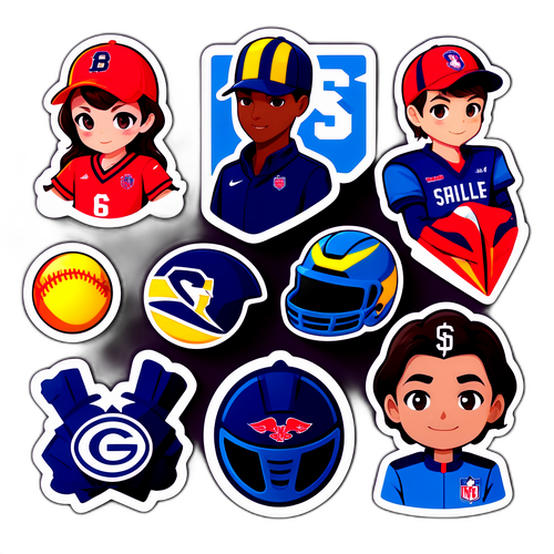 팀의 유니폼 샘플을 표현하는 스티커