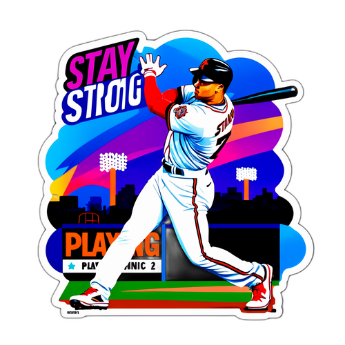 Giancarlo Stanton Dynamic Baseball Sticker