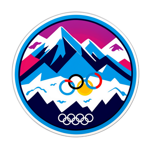 Sticker 2026 Olimpiadi Invernali