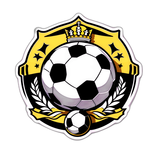 Pegatina de las selecciones Santos y Corinthians enfrentándose