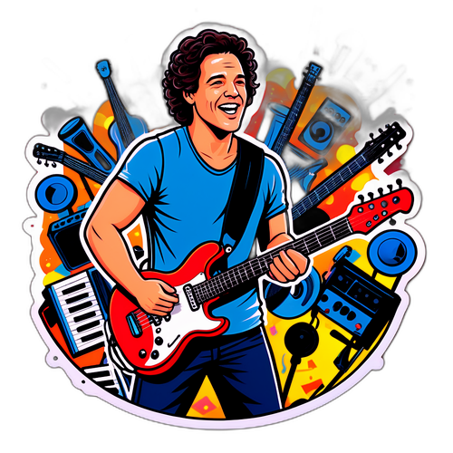 Ilustrasi Brad Arnold dalam Konsert