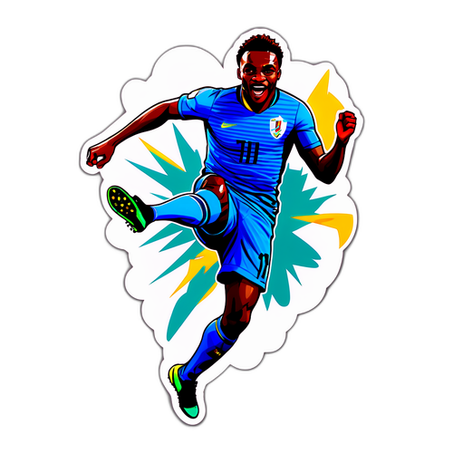 Stiker Aksi Olahraga yang Membangkitkan Semangat