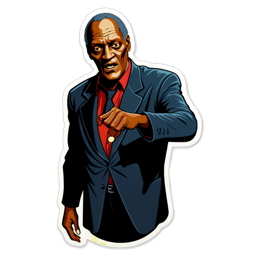 Rekaan Sticker Tema Seram Tony Todd