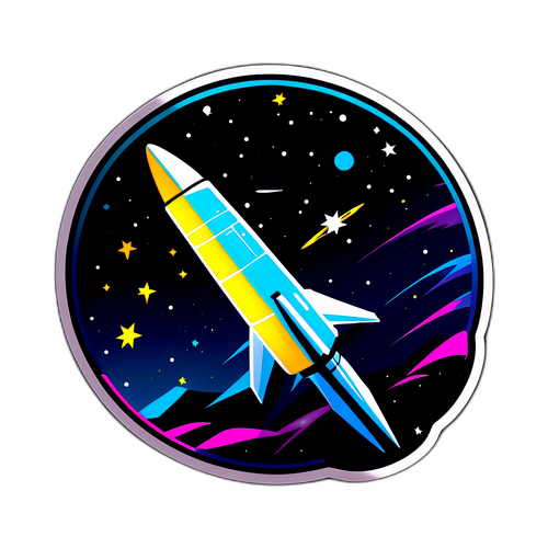 Silhouette ya setilaiti ya Starlink yenye mandhari ya miongoni mwa nyota