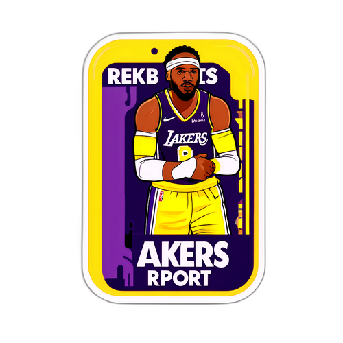Sticker ng Ulat ng Pinsala ng Lakers