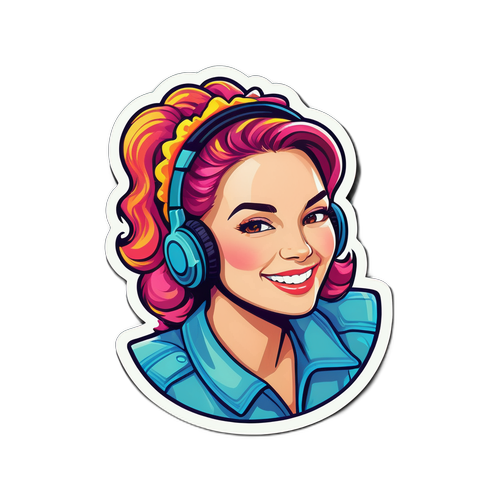 Sticker van Karen Damen