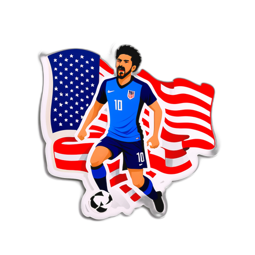Aufregender Moment im Spiel USA gegen Iran