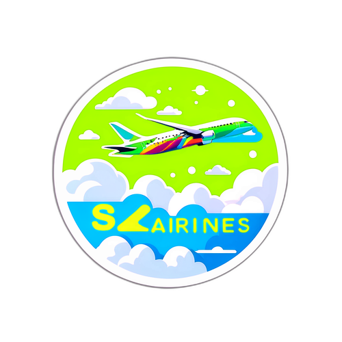 Стикер с логотипом S7 Airlines