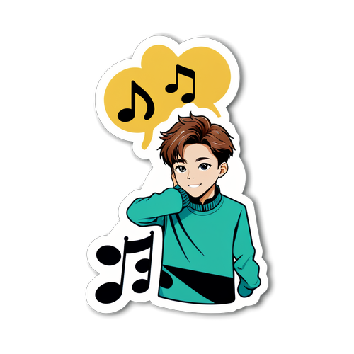 Descoperă stickerul Acordului Perfect - Design Modern cu Taeil din NCT!