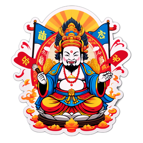 媽祖神像貼紙