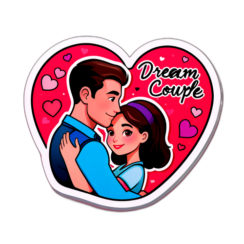 สติกเกอร์วันวาเลนไทน์: คู่รักในฝัน