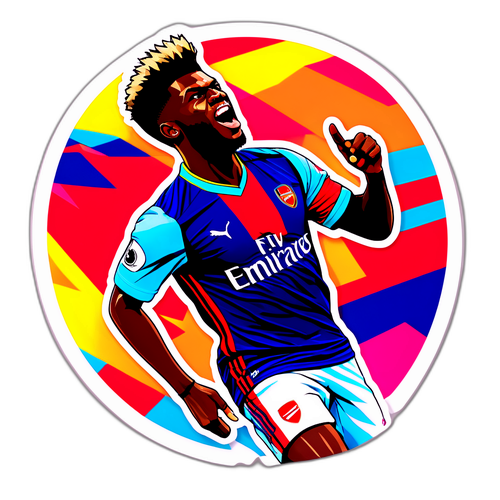 Partey'nin Gol Sevinci