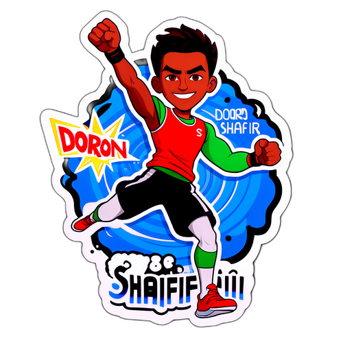 דמות ספורטיבית של דורון שחף