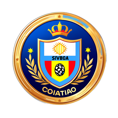 Ekvador ve Arjantin Futbol Kulüpleri Logolarının Birleşimi Badgesi