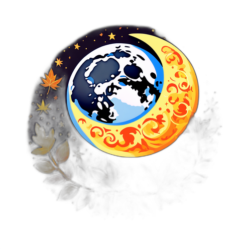 Celestiale Sticker voor Volle Maan Oktober 2025