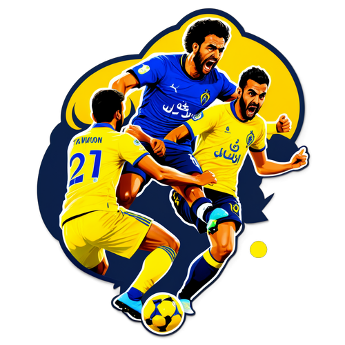 Sticker Pertandingan Al-Nassr vs Al-Taawon