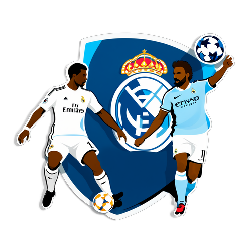 Real Madrid vs. Manchester City Rivalry Sticker