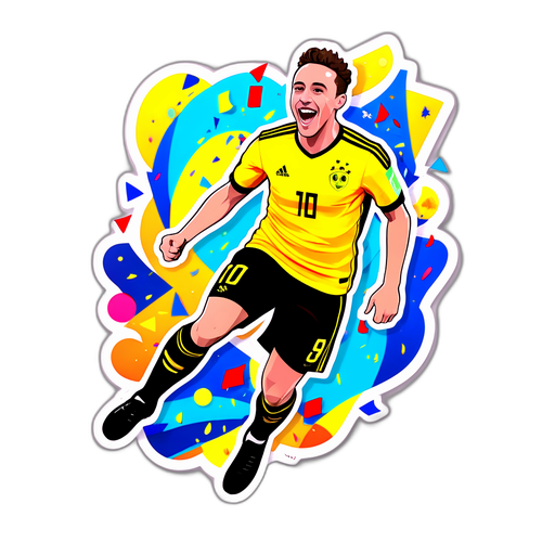 Stiker Ceria Diogo Jota Merayakan Gol