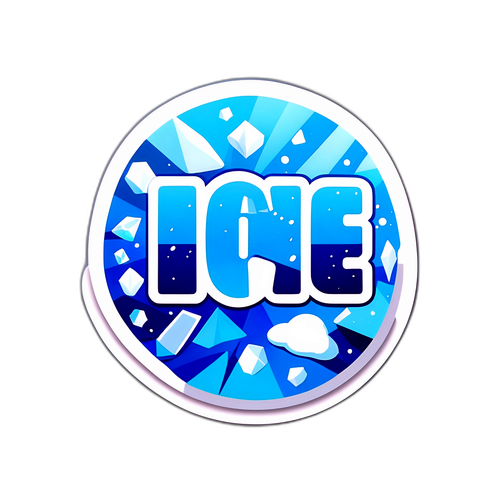 Μοντέρνα Αυτοκόλλητη 'Πάγος'