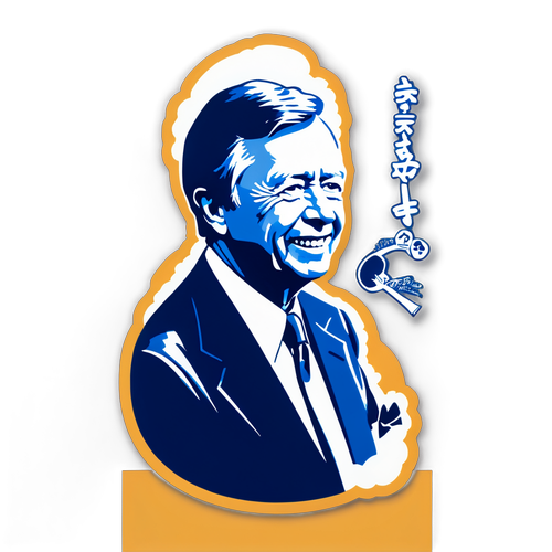 Autocollant hommage à Jimmy Carter