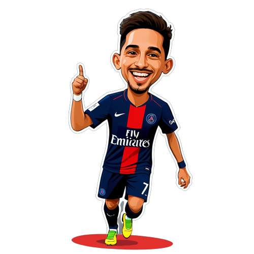 Hình ảnh hài hước của Fabián Ruiz Peña trong trang phục PSG