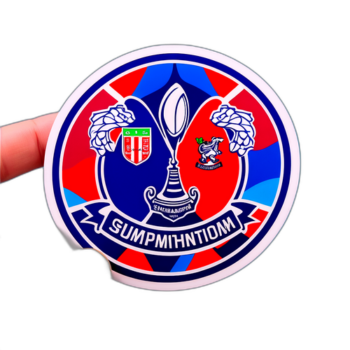 Szurkolói matrica a Birmingham és Southampton mérkőzés emlékére