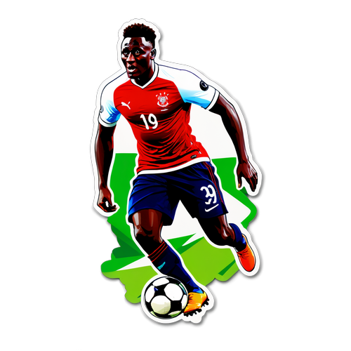 Victor Wanyama akicheza kwa nguvu