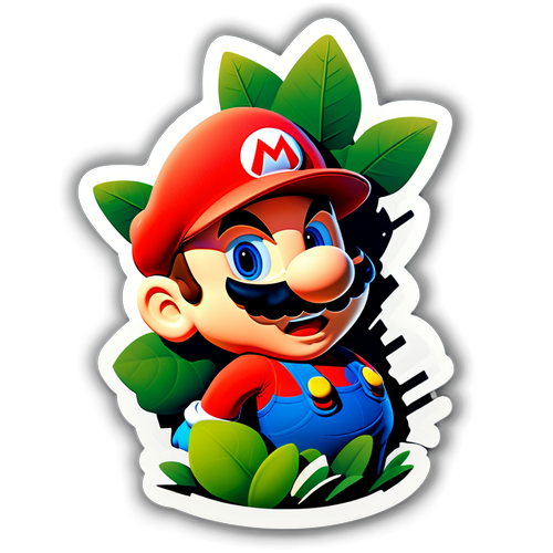 Autocollant stylisé de Mario Gila