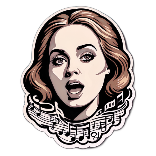 Adele Sticker