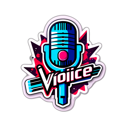 Futuristisk design for 'The Voice 2026'