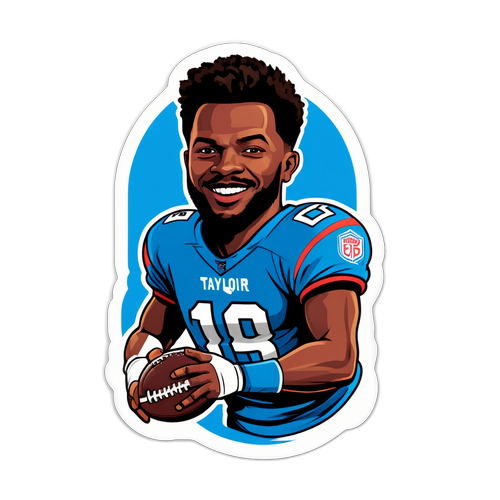 Sticker met Kenneth Taylor