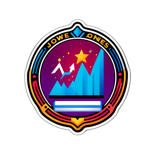 道瓊斯股票市場貼紙