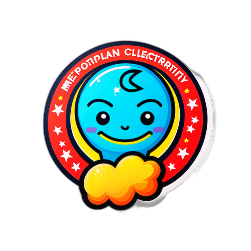 สติกเกอร์น่ารักสำหรับการไฟฟ้านครหลวง
