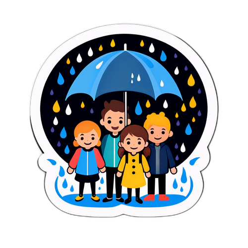 Yağmurlu Günde İnsanlar