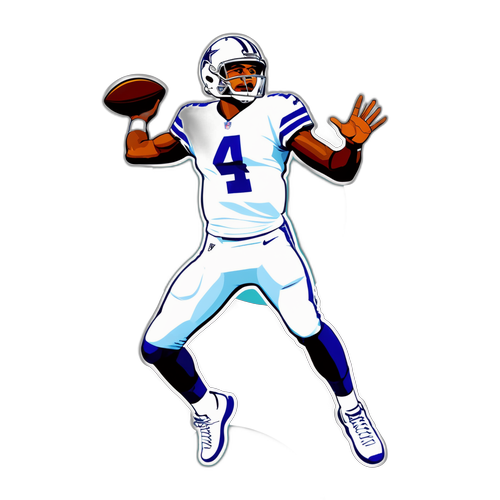 En dynamisk sticker af Dak Prescott