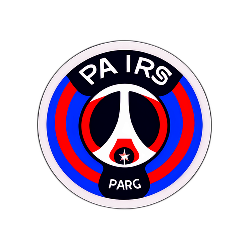 Sticker Logo PSG Minimalis dengan Sentuhan Modern