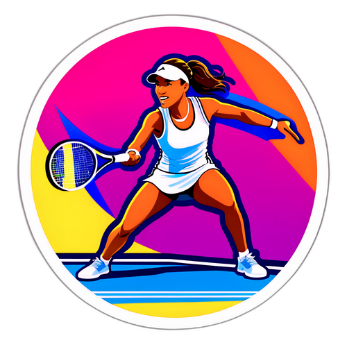 Alexandra Eala di Lapangan Tenis