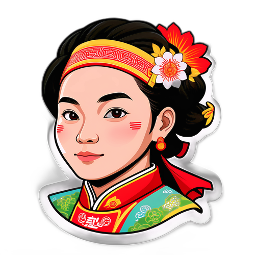 盧震主題貼紙設計