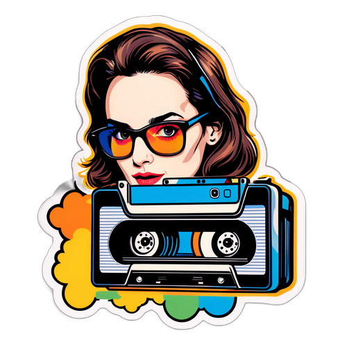 Nostalgická nálepka Winony Ryder z 90. let