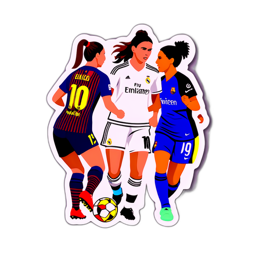 Un épico enfrentamiento entre el C.F. Femenino Real Madrid y Barcelona