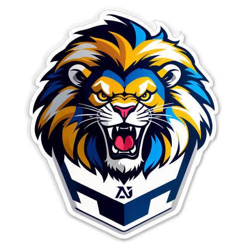 Singa Pemberani dengan Logo Alianza Lima