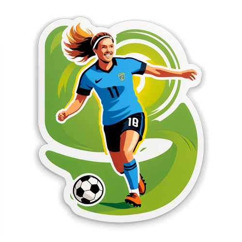 Karoline Seger Fotbollssticker