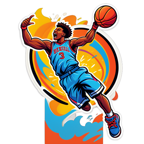 Gambaran Kartun Aksi Slam Dunk Bola Keranjang