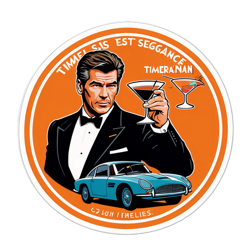 Timeless Elegance Sticker