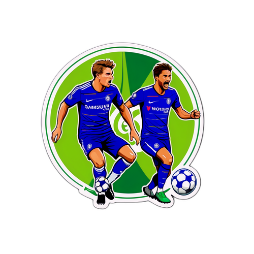 Sticker ya Wolfsburg dhidi ya Chelsea